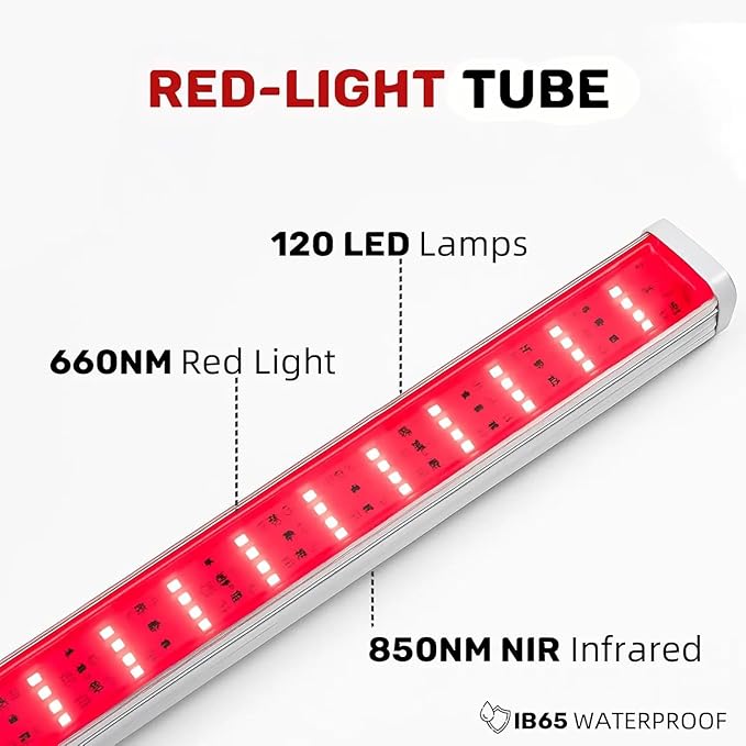 Red Light for Sauna 660nm and 850nm Infrared Therapy Panel for Portable Sauna Accessories