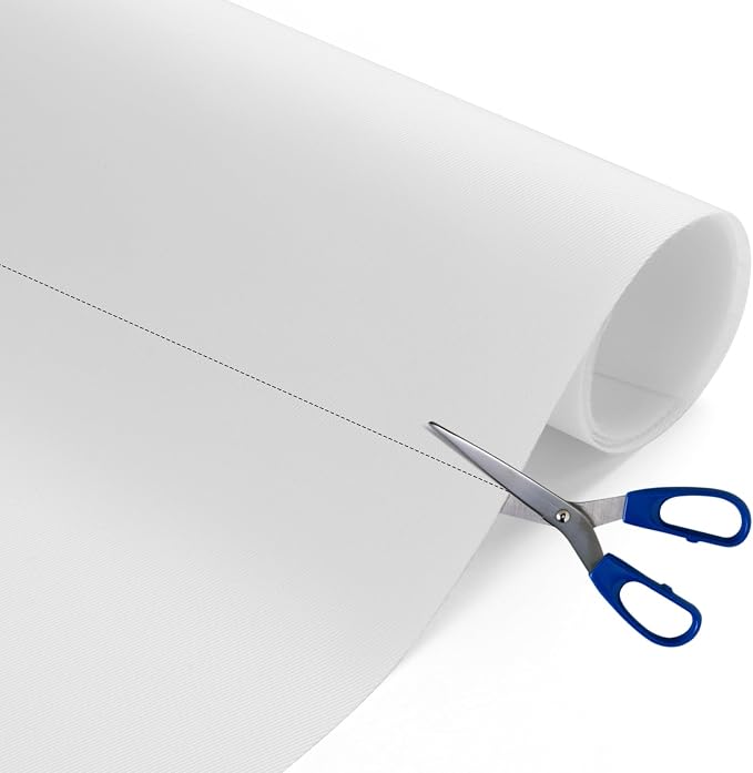 Nylon Fabric, 58"W 420D Waterproof Fabric 3 Yard Ripstop Nylon Material Outdoor Upholstery Twill Sewing Material for Patio Chair, Lining, Cushion, Purse, Tote Bag, Tent, Tarp Cover, DIY Project White