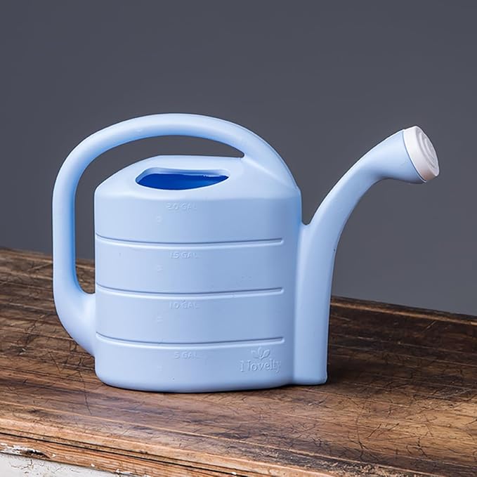 Root & Vessel 30402 Deluxe 2-Gallon Watering Can, Sky Blue
