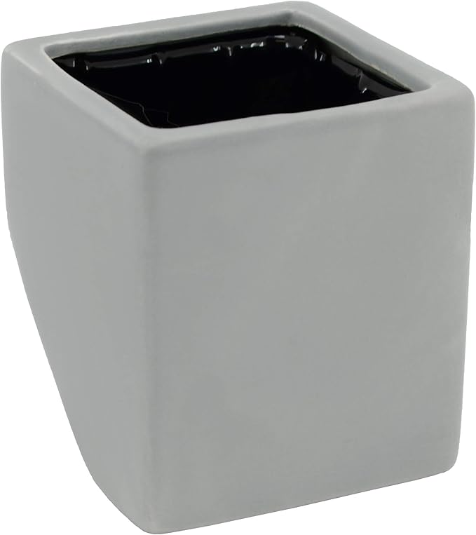 Arcadia Garden Products WP19 Small Cube Wall Planter 3-Pack Gray, Light Grey