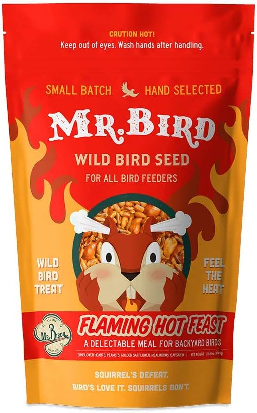 Mr. Bird 4-Pack Flaming Hot Feast Small Loose Seed Bag 2 lbs.