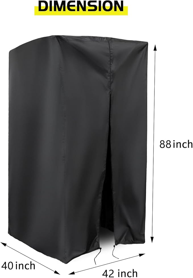 Protective Cover for Pull Up Bar Station, Waterproof& Dustproof Cover for Power Tower/Pull Up Dip Station-Indoor or Outdoor - 42"L x 40"W x 88"H