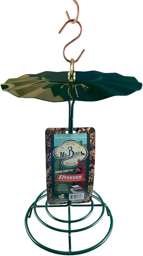 Mr. Bird Rain Guard 9.5 Inch Diameter - Keep Rain off Seed and Suet Cylinders