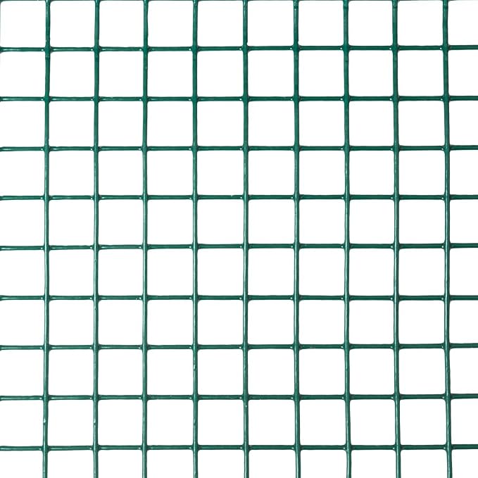 YARDGARD 1/2 Inch Mesh Welded Wire Fence, Hardware Cloth, 19 Gauge Galvanized Steel for Garden Protection, Cage Fencing, Chicken and Rabbit Barriers, and Crafts, 24 Inches x 25 Feet