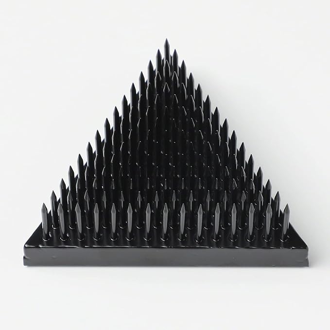 Wazakura Japanese Black Triangle Ikebana Kenzan Flower Holder 2 in (53 mm), Made in Japan Floral Arranging Pin Frog Tool - Black Triangle Kenzan 2" (53mm)