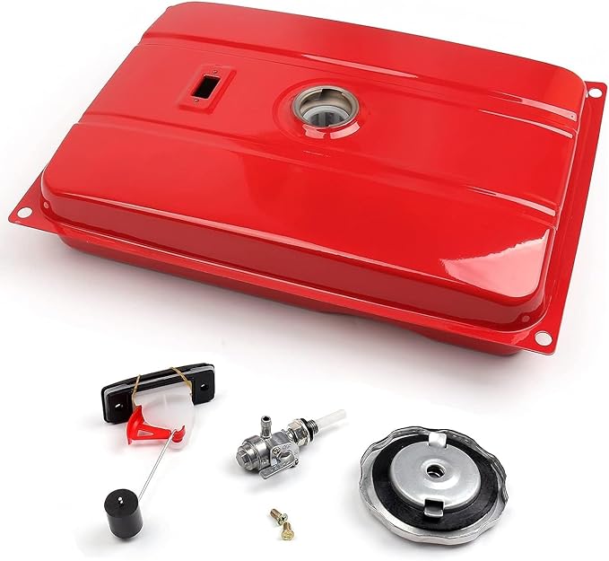 Generator Gas Fuel Tank 7 Gallons / 26.5 Liters Universal Generator Gas Tank with Valve Petcock Filter for EC6500