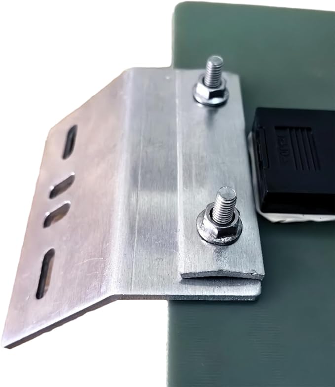 Mount for Small Solar Powered Devices,Heavy Duty Adjustable Bracket for 5~10W Solar Panels on Poles or Walls,for Security Cameras,Flood Lights and Off-Grid Systems