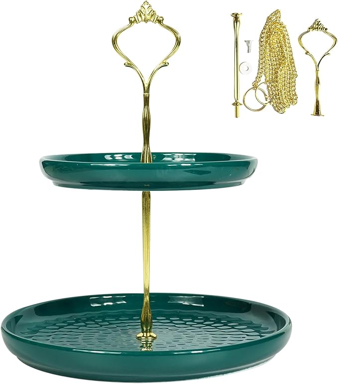 Platform Bird Feeders for Outdoors The Platform Bird Feeder Made of Exquisite Ceramic and The Double-Layer Designed Ground Bird Feeder