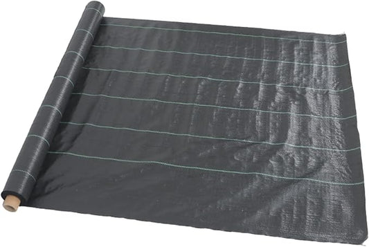 findmall 4ft x 150ft Garden Weed Barrier Fabric Multi Size Plastic Roll Cloth Water Permeable