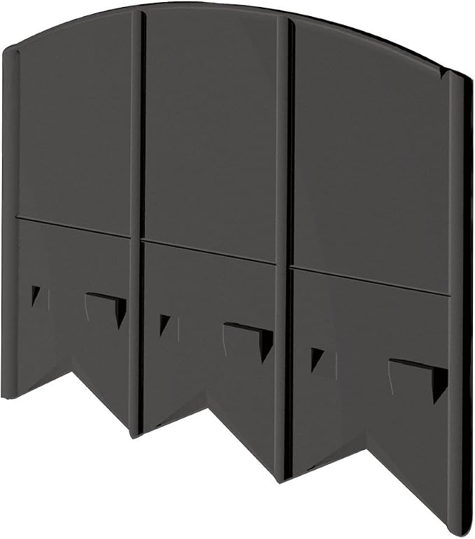 20' Choppers Heavy-Duty Hammer-in Edging - Corner and T Connectors Included - Black