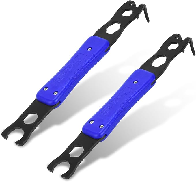 Mc4 Disconnect Tool, Solar Serpent 5-in-1 Multipurpose Solar Connector Tool, Assembly and Disassembly Tool for MC4 Style PV Connectors, Gift Box for Men (2 PCS)