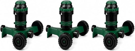3-Pack Orbit H2O-6 Gear Driven Sprinkler with Wheels 58572N (3 Total Sprinklers)