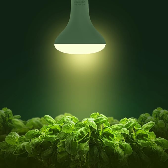 Briignite 2 Pack LED Grow Light Bulb, BR30 Grow Light Bulbs, Full Spectrum Grow Light 12W, Plant Light Bulbs, Grow Light for Indoor Plants, Seedlings, Greenhouse, Hydroponic