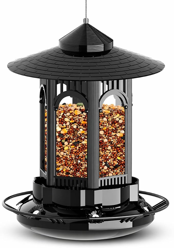 Premium Bird Feeder for Outdoor Hanging | Weather-Resistant & Durable Design | Easy Refill & Clean | Ideal for Garden, Patio & Backyard | Attracts Wild Birds