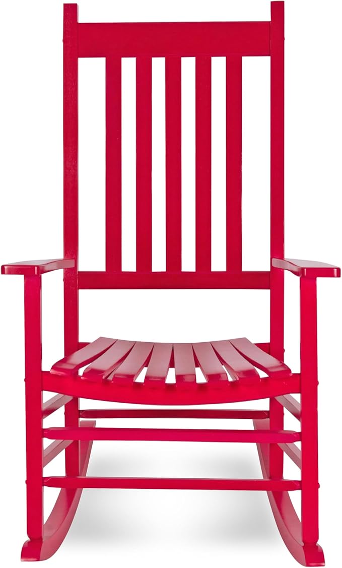 Shine Company Vermont Porch Rocker – Chili Pepper