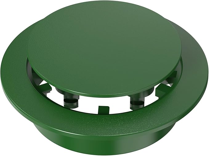 Pop Up Drainage Emitter for 3” & 4” ASTM D2729 Sewer & Drain Fittings,Dual-Rod Downspout Cover, Outdoor Drain Cover for Yard Outlet, Channel Drains & Catch Basins