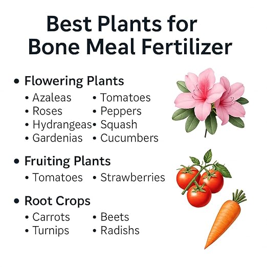 𝐁𝐄𝐒𝐓𝐒𝐄𝐋𝐋𝐄𝐑 Organic Bone Meal Fertilizer by Gardenera (4-12-0 NPK) All-Natural Plant Food Source of Nitrogen and Phosphorus for Bulbs, Gardens, Potted Plants, Trees, and Shrubs - 3 QUARTS