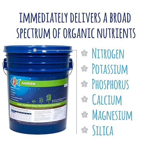 FOOP Garden - Organic Liquid Plant Food Made from Fish Manure (with Fresh Minty Scent) | Fish Fertilizer Alternative Perfect for Veggies, Herbs, Flowers, Trees, Shrubs | OMRI Listed (5 Gallons)