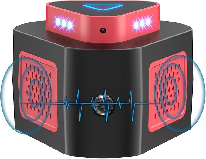 Rodent Repellent Ultrasonic Plug in Mouse Repellent Get Rid of Mice Permanently Electronic Repellent 4Modes & Flashing Light, 360° Ultrasonic Mouse Blocker Rat Deterrent Indoor for House Garage (1)