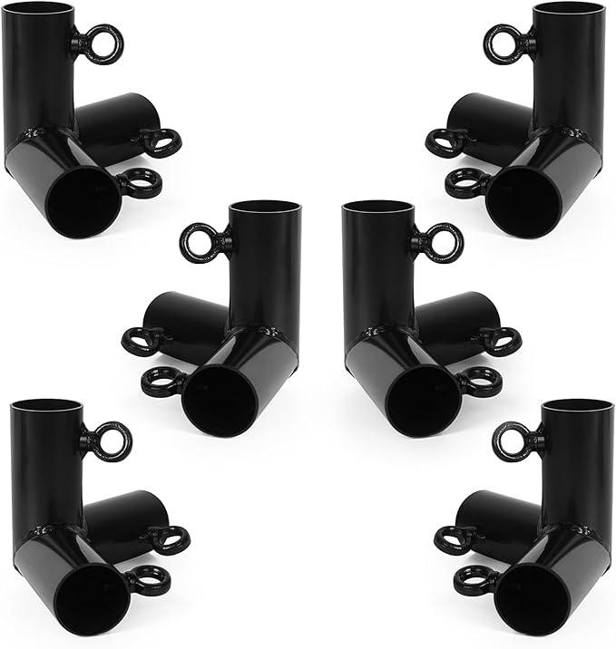 Aoneky 1'' Corner Canopy Fitting Couplers Kit - Fits 3/4" EMT - Frame Carport Connectors (4-Legs Canopy Top Kit)