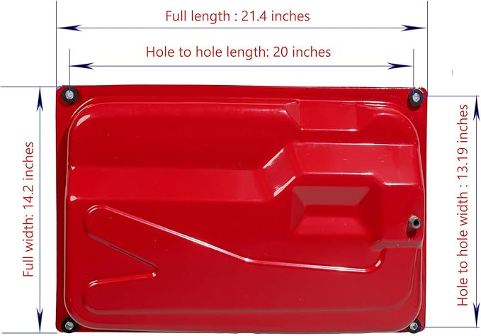 JJing Universal 5 Gallon Generator Gas Fuel Tank Compatible with Honda EC2500 Predator Champion ETQ Duromax Wen Power Homelite Husky and More 3200 3250 3500 3600 3750 4000 4375 4750 Generators