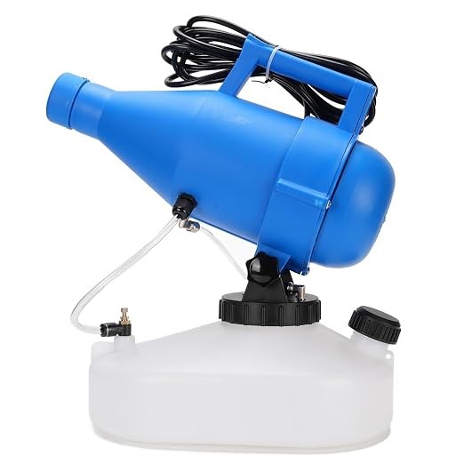 4.5L Electric Fogger Adjustable Portable Atomizer Sprayer for Indoor Outdoor Use in Hotels Schools Gardens EU Plug 220V