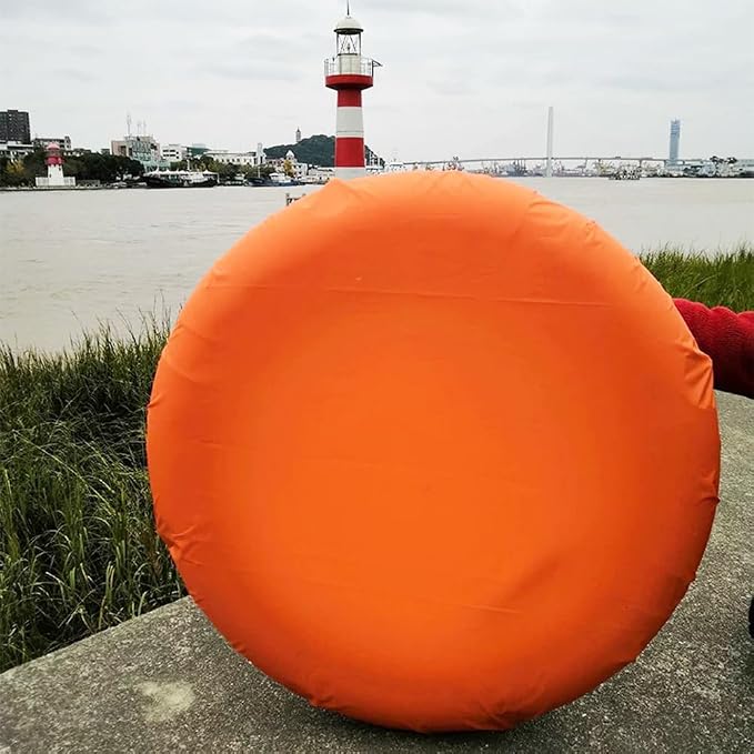 Boat Ring Life Buoy Cover - Swimming Pool Lifebuoy Protective Sleeves from Scuffs & Scratches Accessories, 37" Diameter