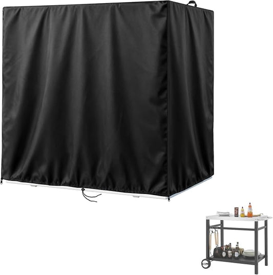 Kasla Storage Cabinet Cover, Outdoor Chest Storage Waterproof Cover, Weatherproof Cabinets Covers for Kitchen Patio Garden Backyard (40"L×24"W×32"H)
