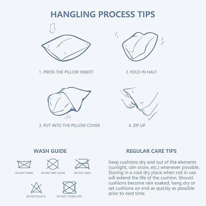 LVTXIII 2 Pack Outdoor Pillow Covers ONLY 18x18 Inch, Water-Repellent Square Decorative Cushion Covers for Patio Furniture, Garden, Sofa, Black Yellow Crosby