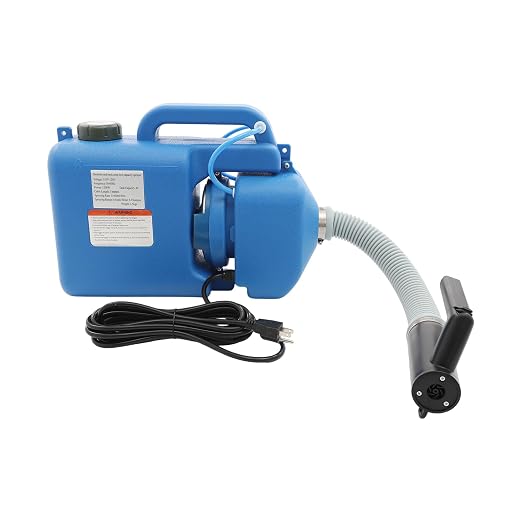 8L Electric ULV Fogger Machine, Portable Fogger Sprayer Machine with Shoulder Strap & Handle, 0.21GPM Electric Atomizer Sprayer for Home Indoor and Outdoor