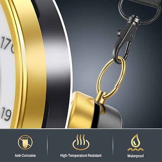 Sauna Thermometer Fahrenheit, 2-in-1 Thermometer and Hygrometer, Precision Temperature Gauge & Thermostat for Portable Steam Sauna Box, Home Infrared Indoor Use Essential Accessory