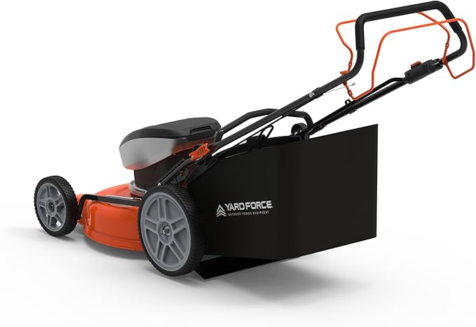 Yard Force Electric YF40VRX21-SP 21" Cordless Lawn Mower – 40V Lithium-Ion Battery, 3-in-1 Self-Propelled, Adjustable Cutting Heights, Brushless Motor. 2X Batteries Included.