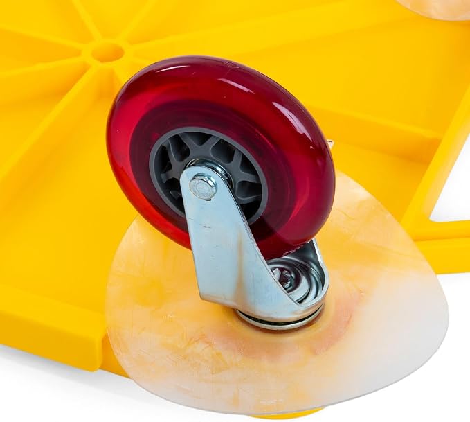 Cosom Scooter Board, 16 Inch Premium Sit & Scoot Board with 4 Inch Non-Marring Performance Wheels, Double Race Bearings, & Safety Handles, Physical Education Class Equipment