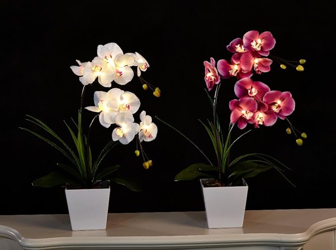 Artificial LED Orchid Light Warm White (Purple)
