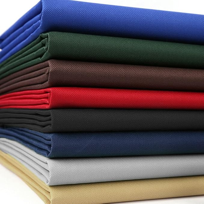 Waterproof Canvas Fabric by The Yard 58" W 600D Upholstery Polyester Material Indoor Outdoor Water Resistant Fabric for Chair Cushion Furniture Cover Sewing DIY Cloth, 1 Yard Royal Blue