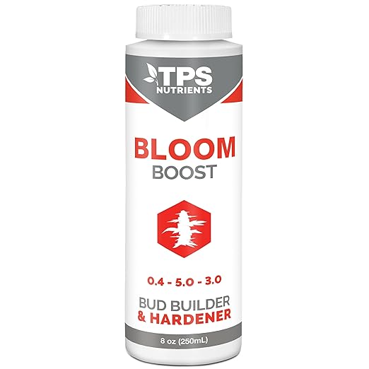 Bloom Bud Builder & Flower Hardener Plant Nutrient and Supplement, Triggers Fast Flowering by TPS Nutrients, 8 oz