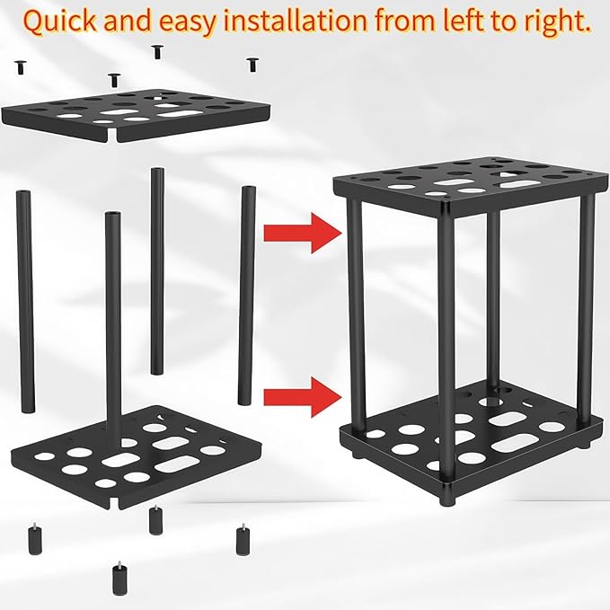 Garden Tool Organizer for suncast shed accessories,Garage Tool Tower Rack,Heavy Duty Garage Tool Storage,for Garden,Yard,Shed,Easy Assembly (Classic)