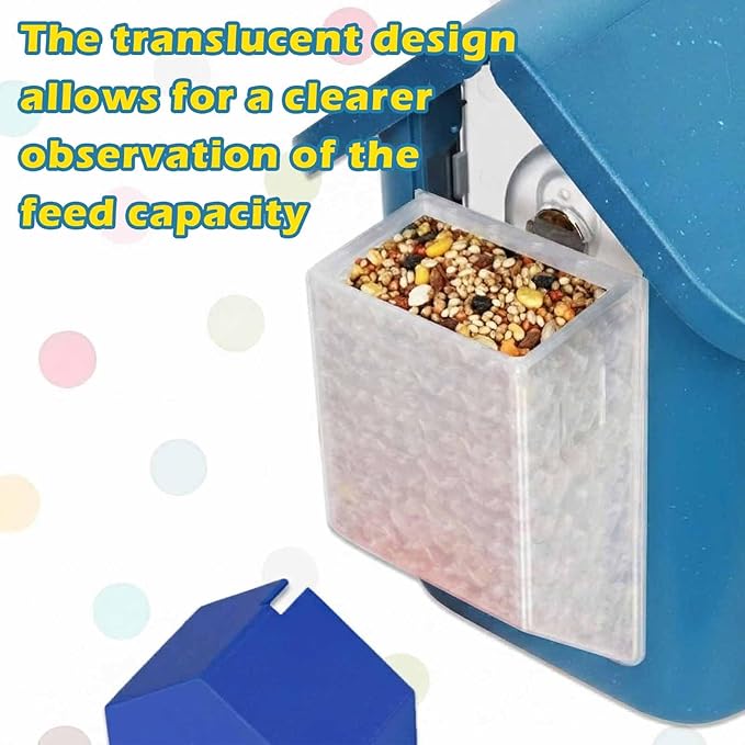 XXL Seed Extender for Bird Feeder, Transparent Seed Hooper Bird Buddry Feeder Extension