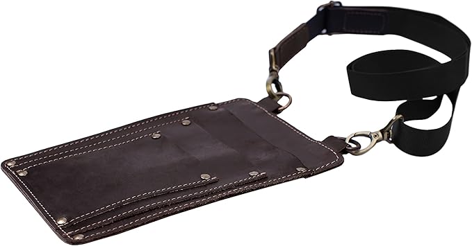 Leather Florist Tool Belt Bag Garden Farmer Pouch Organizer - Hand Tools Holder Utility Kit