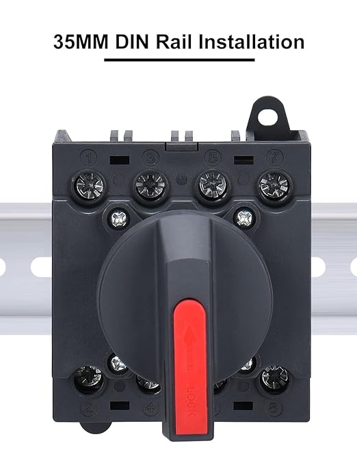 DIHOOL Solar Disconnect Switch,32 Amp DC1200V 4P Isolator