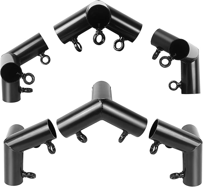 Aoneky 1'' Corner Canopy Fitting Couplers Kit - Fits 3/4" EMT - Frame Carport Connectors (4-Legs Canopy Top Kit)
