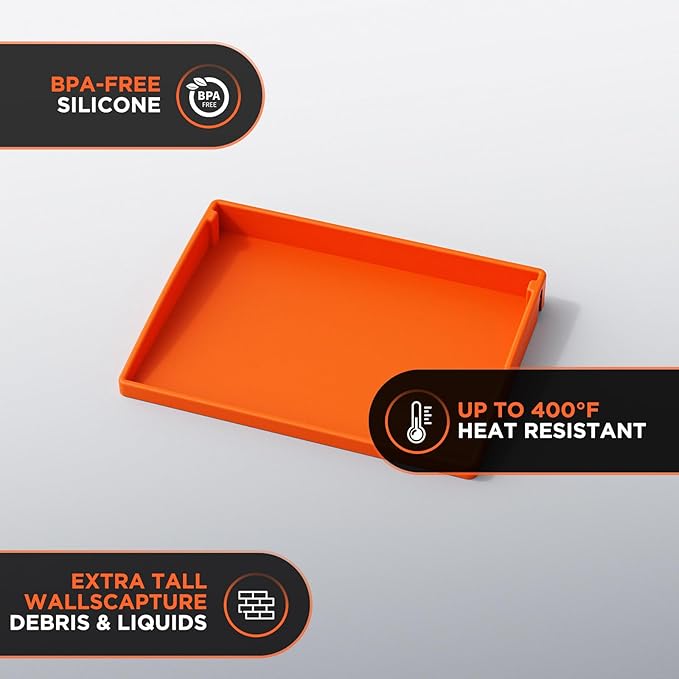 22" Silicone Griddle Mat for Blackstone 22 Inch Grill, Heavy Duty Food Grade Silicone Griddle Cover, Protect Your Grill from Dirt & Rust All Year Round