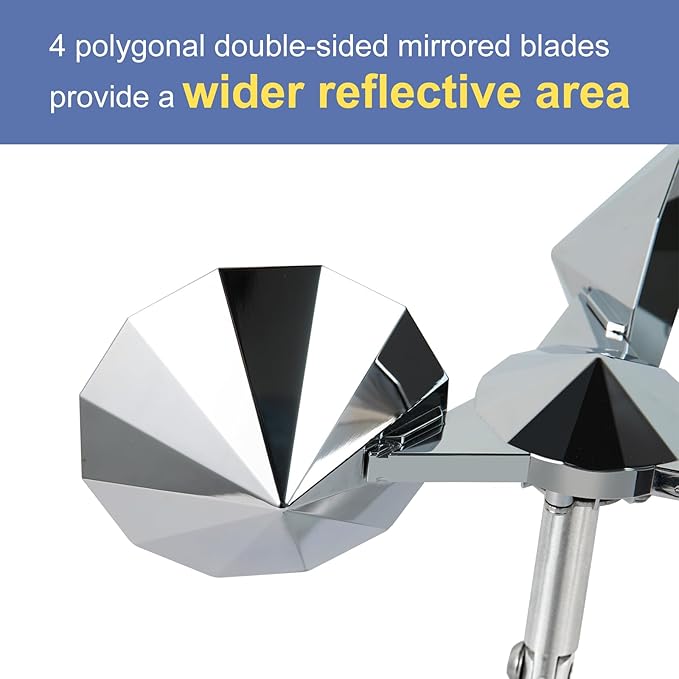 OFFO Bird Scare Reflective Device, Bird Reflector Keep Pigeon Woodpeckers and Sparrows Away for Outdoor Use Boats Roofs Gardens