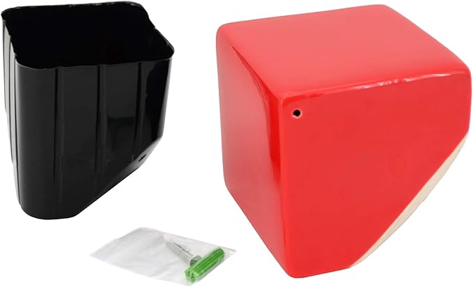 Arcadia Garden Products WP17 Small Cube Wall Planter 3-Pack-Red