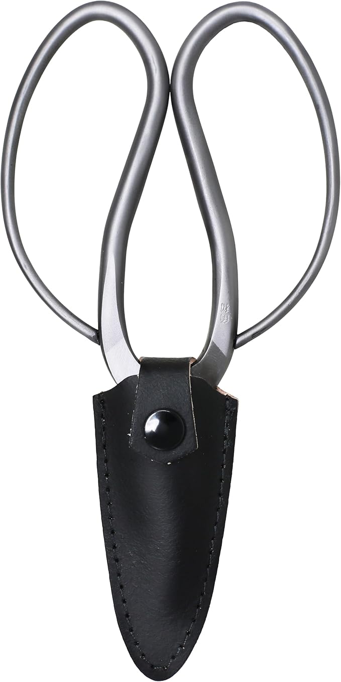 KAKURI Bonsai Scissors Made in Japan 7.5", Japanese Stainless Steel Blade, Traditional Bonsai Shears for Pruning and Trimming