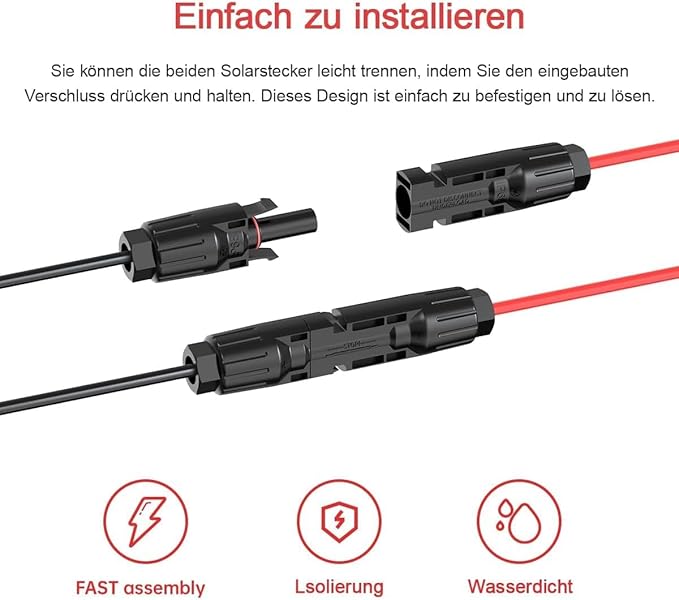 ELFCULB 12AWG 35FT XT60 Solar Cable 2 10 25 35 50 75 100FT XT60 Extension Cable Solar Panel Connector to XT60 Connector for Portable Power Station (35FT)