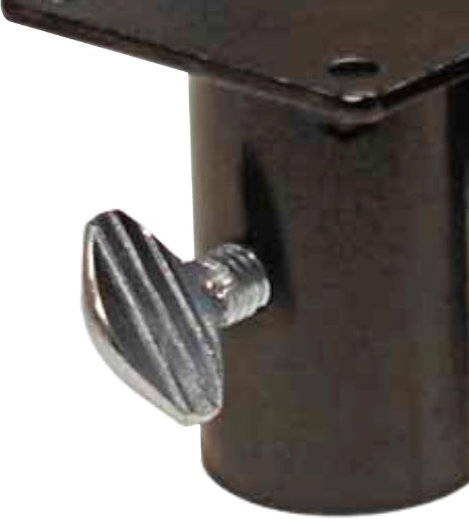 BestNest Pack of 4 Erva Bluebird House Pole Mounting Adapters – Black Steel Pole Mounts with Thumbscrew, Fits 1" O.D. Poles, Durable Powder-Coated Birdhouse Hardware