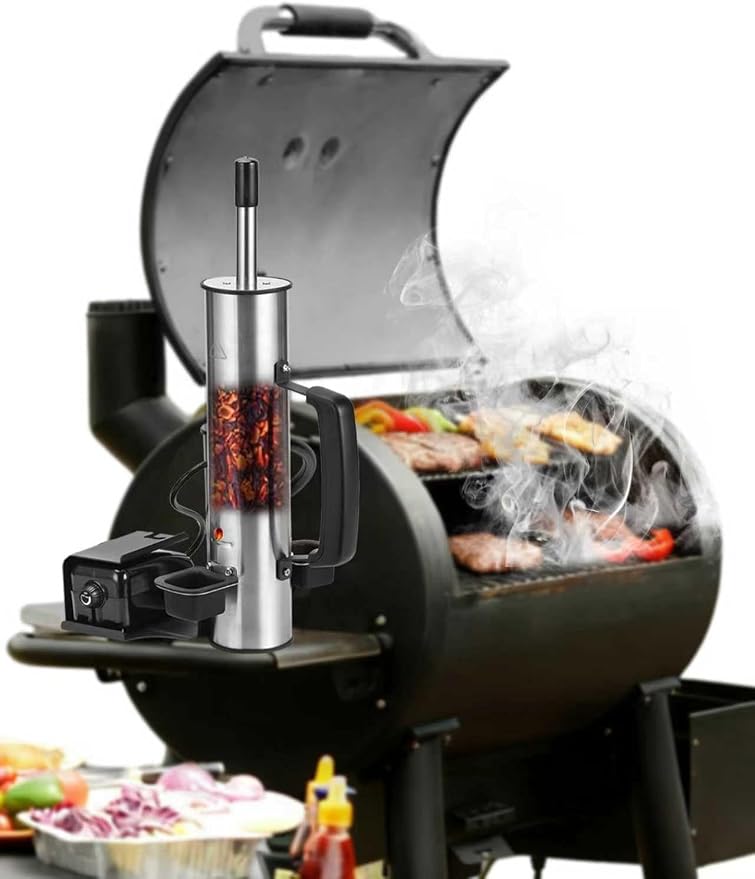 2026 Advanced Cold Smoke Generator, Tube for Pellet Smoker Upgrade, Smoker Attachment for Gas Grilling, Portable Cordless Electric, Hot or Cold Smoking: Fits Weber, Traeger, Pit Boss, East Oak ect...