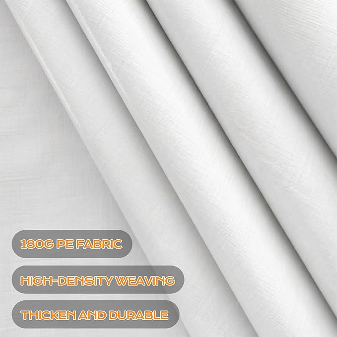 COWVIE 10 x 20 FT Carport Canopy Replacement Cover, with 46Pcs Long Ball Bungees, Waterproof Garage Top Tent Shelter Tarp, Only Top Cover