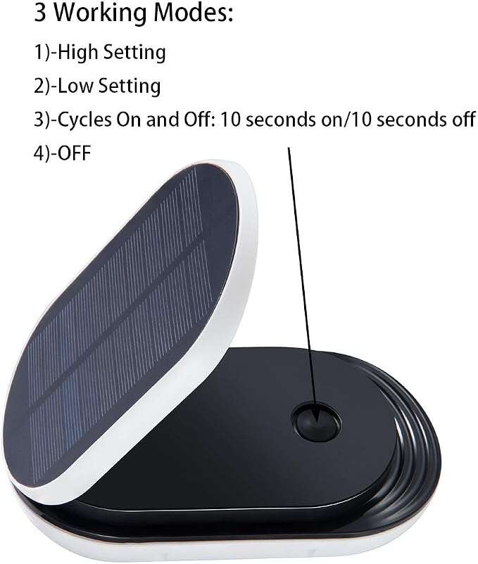 Lewisia Solar Air Pump with USB Charging Portable Fish Bait Aerator Live Bait Pump Fishing Pond Bubble Oxygenator Aquaponics Aquaculture Hydroponics Bubbleponics 3 Working Modes